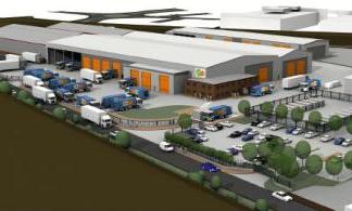 An artist's impression SITA's plant in Birmingham that will produce Climafuel for Cemex
